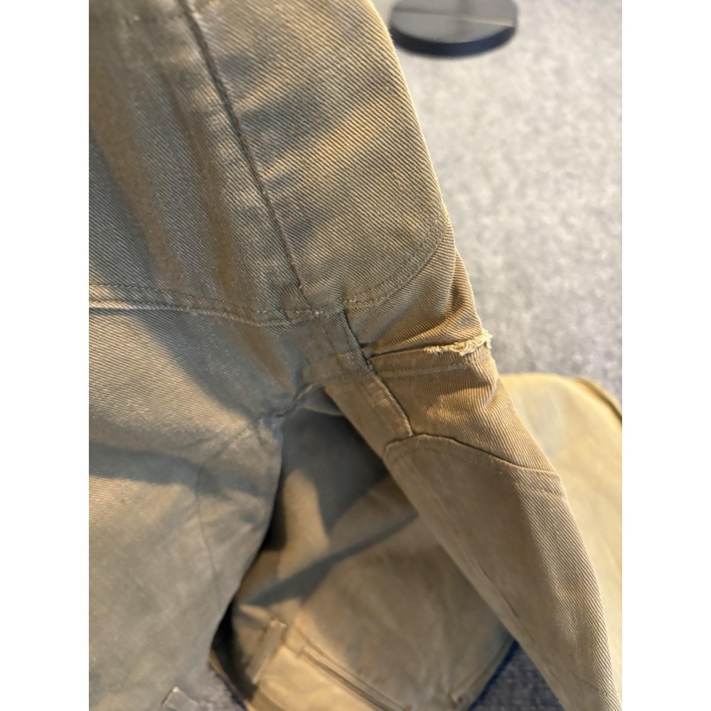 Vintage Jodhpur Pants Mens Medium Khaki Canvas Riding Breeches Button Leg 40s - Picture 8 of 14